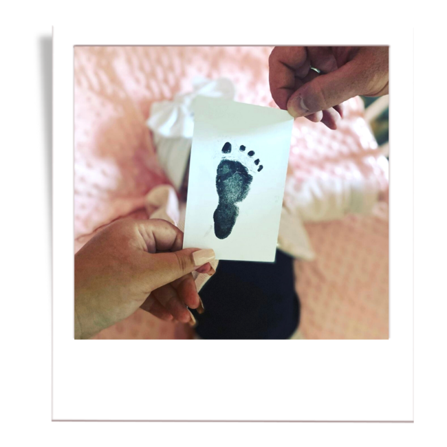 Kit d'empreintes de mains et d'empreintes de bébé Souvenirs pour  nouveau-nés Cadeaux d'art de mémoire Cadres photo