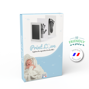 Print'Love - Kit d'empreintes magiques pour mains et pieds de bébé